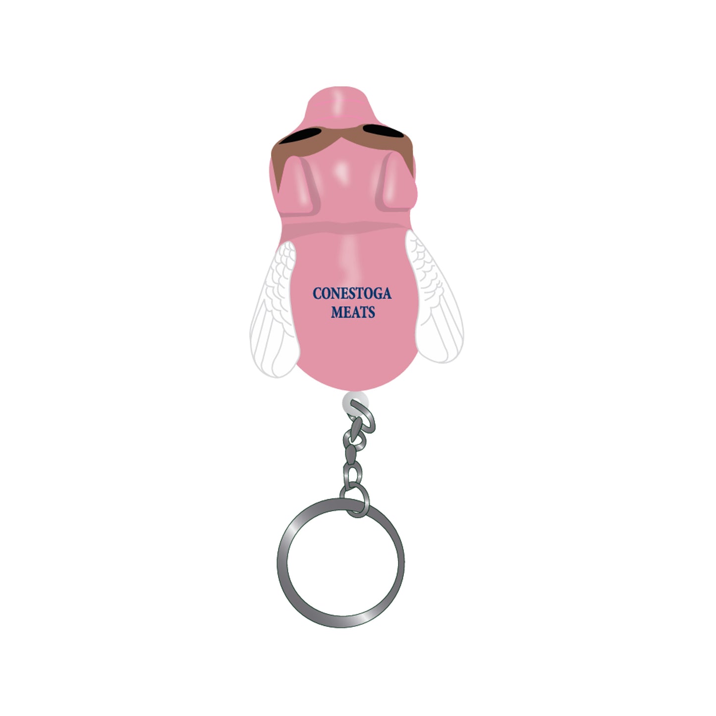 Flying Pig Stress Reliever Key Chain