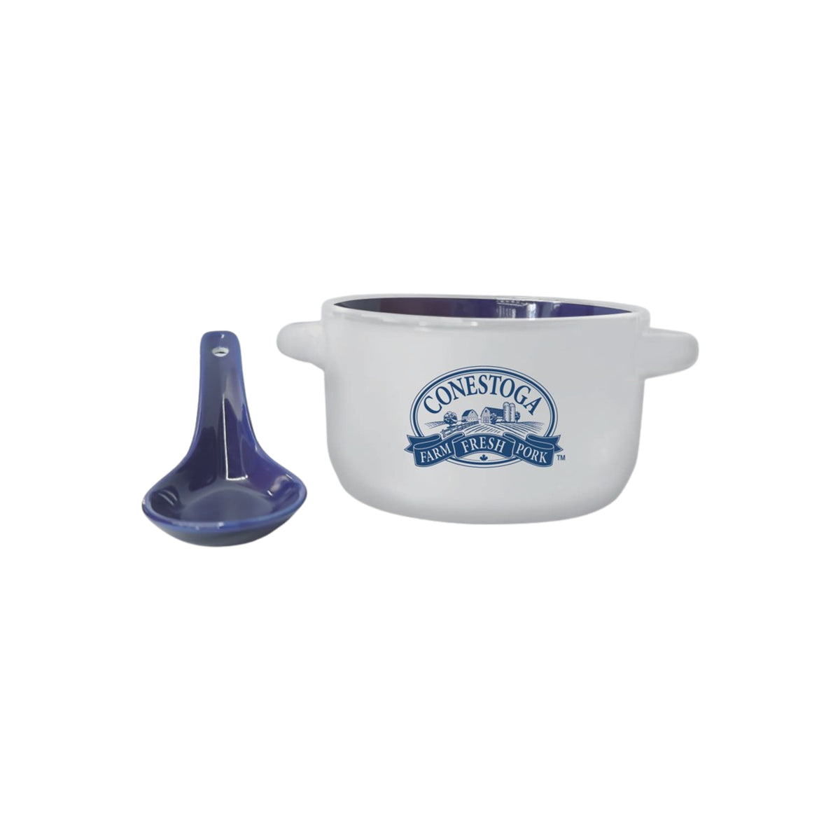 Soup Mugs with Spoon Set 12 Oz