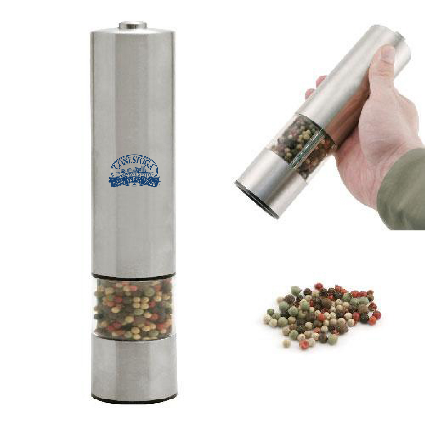 Electric Pepper/Salt Mill with Light