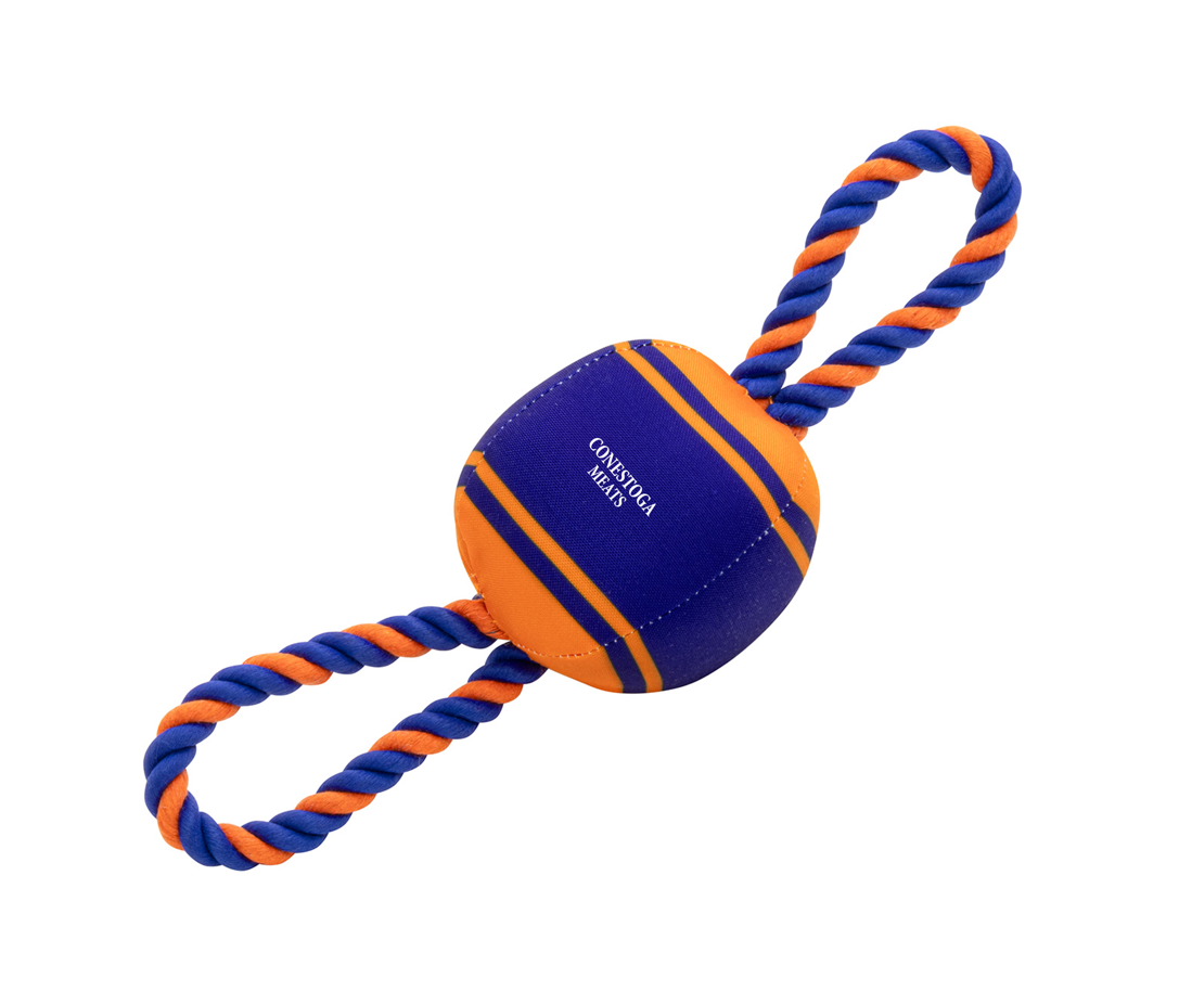 Tug N Play Ball & Rope Dog Toy