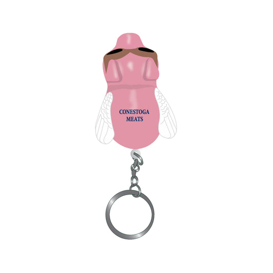 Flying Pig Stress Reliever Key Chain