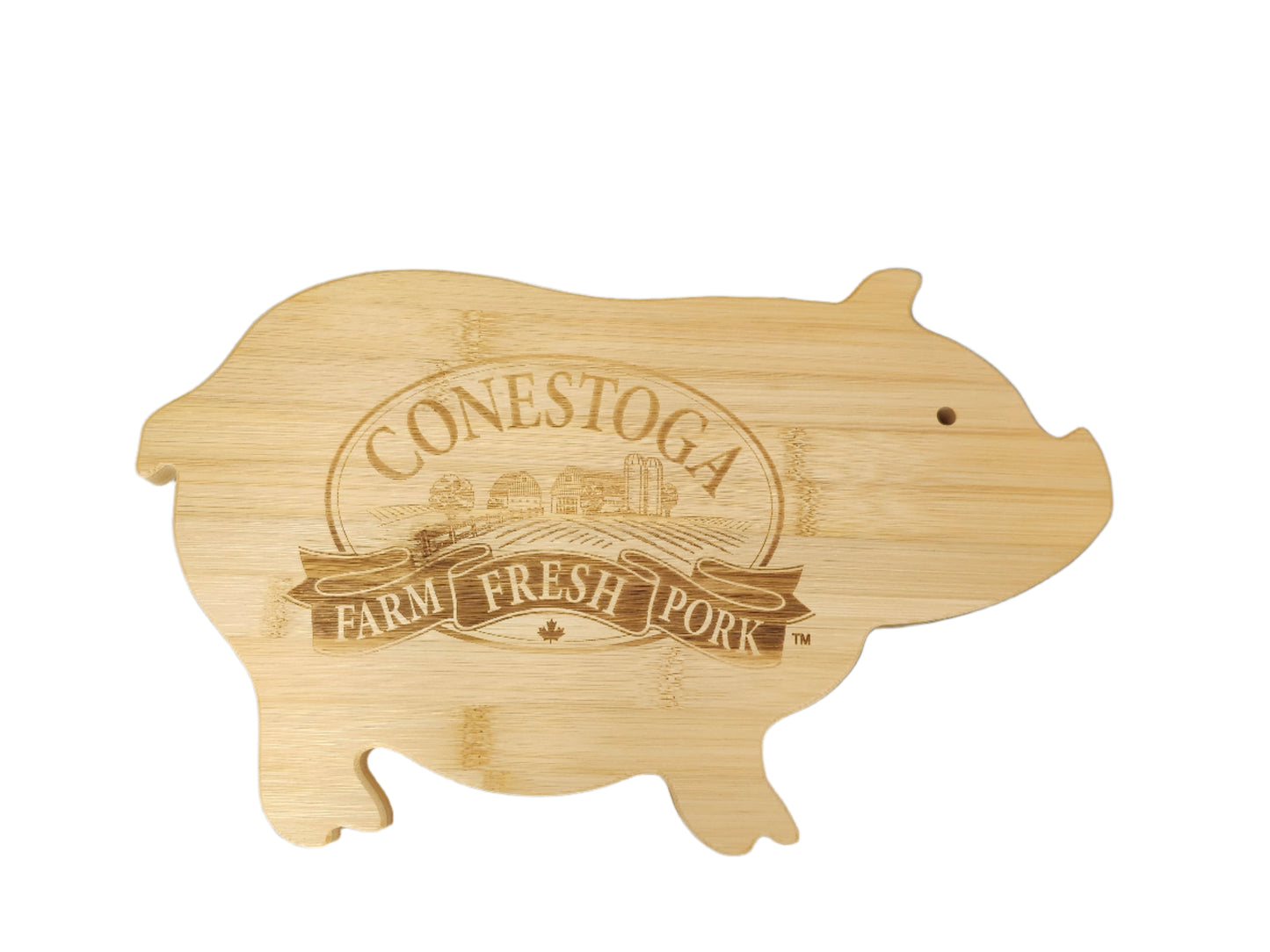 Pig Shaped Cutting Board BAMBOO